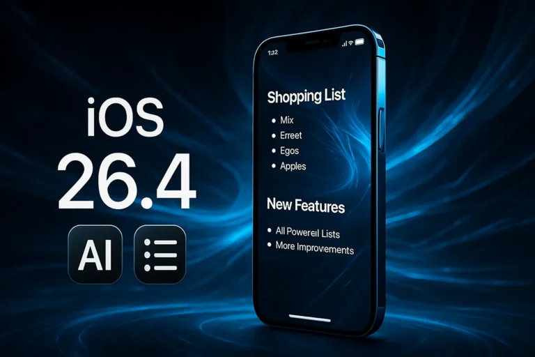 Apple lanza iOS 26.4 con listas generadas por IA y nuevas funciones para iPhone
