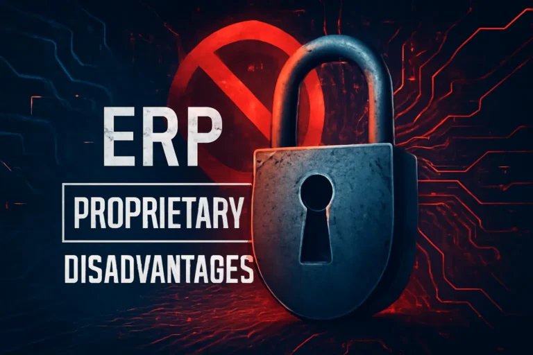 erp propietario desventajas