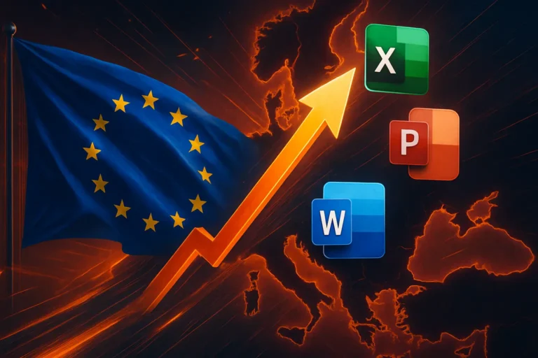 Europa acelera su alternativa a Microsoft Office para ganar soberanía digital y reducir dependencia de Redmond