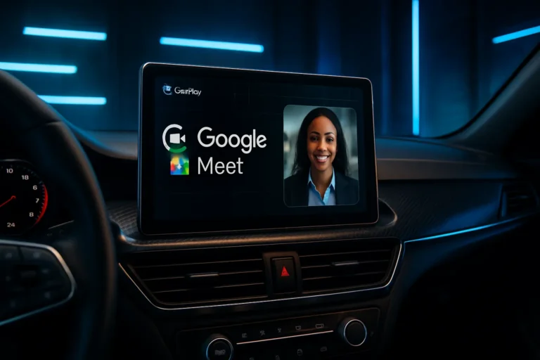 Google Meet estrena experiencia nativa en CarPlay y acelera la conquista del coche como nuevo escritorio