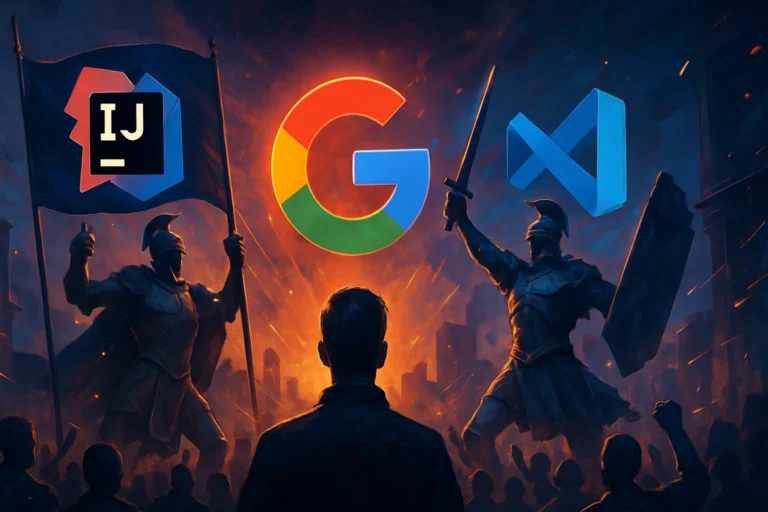 Google asume que la guerra de los IDE con IA está abierta: la lealtad del desarrollador se desploma