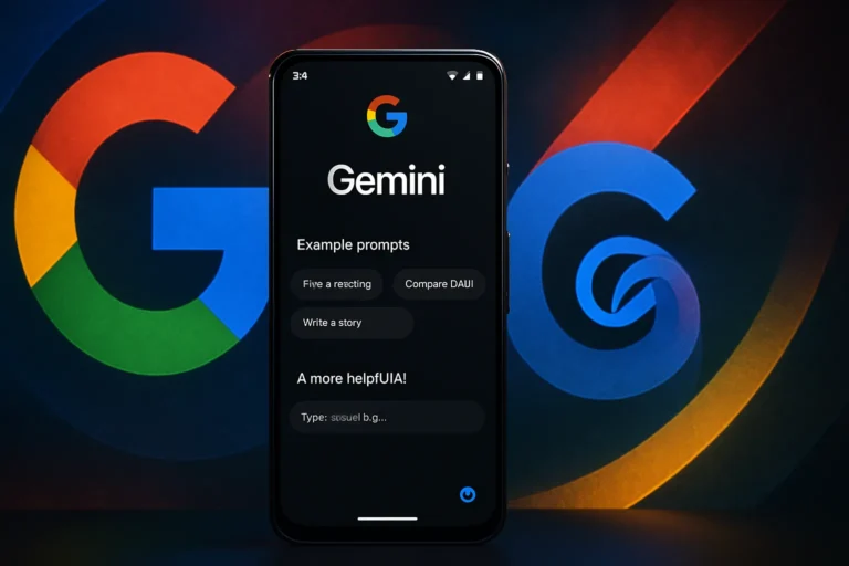 Google prueba una interfaz más ordenada para Gemini en Android antes de su gran despliegue