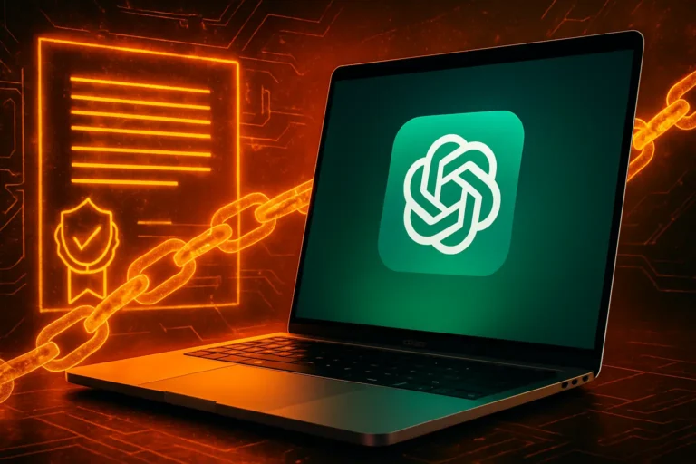 La app de ChatGPT para Mac renueva certificados tras el caso Axios y reabre el debate sobre la cadena de suministro