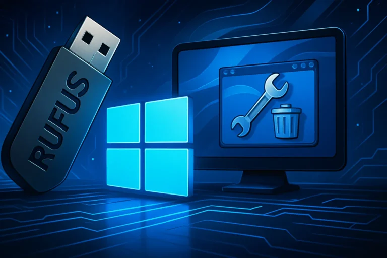 Rufus se renueva a lo grande en Windows 11 y añade una función para borrar software rebelde