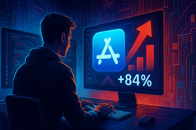 Vibe coding en máximos: la App Store dispara un 84% las nuevas apps y Apple empieza a endurecer controles