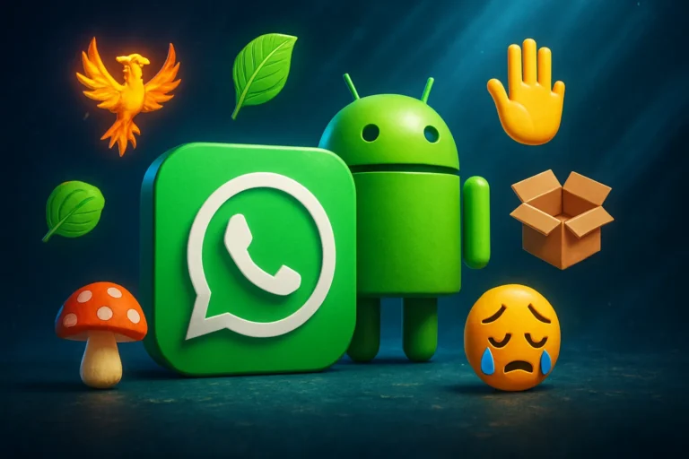 WhatsApp ya prueba los nuevos emojis de Unicode 17 en Android y prepara otra gran actualización