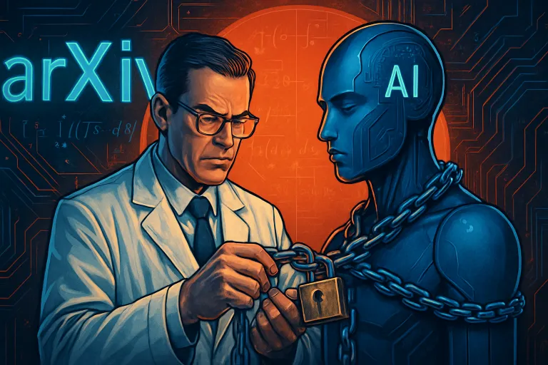 ArXiv castigará durante un año a los autores que dejen todo el trabajo científico a la IA