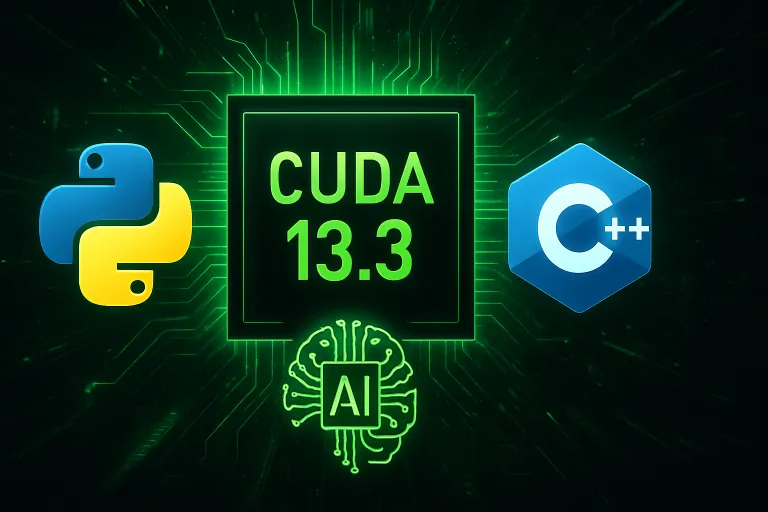 CUDA 13.3 acerca Python y C++ al desarrollo acelerado con IA