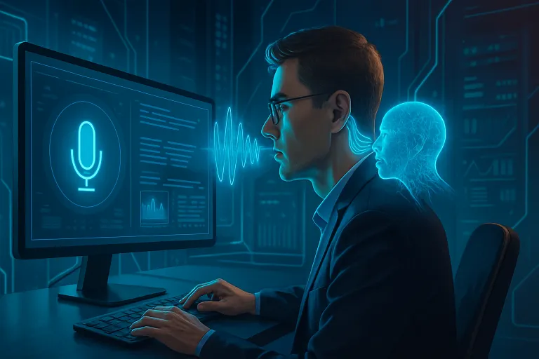 La oficina del futuro apunta a herramientas de voz con IA que susurran mientras trabajas