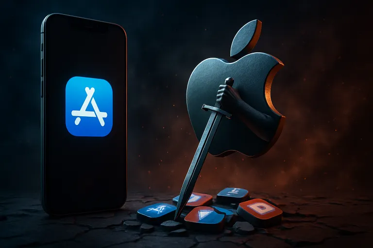 Apple amenaza con retirar apps del App Store si no logran atraer usuarios