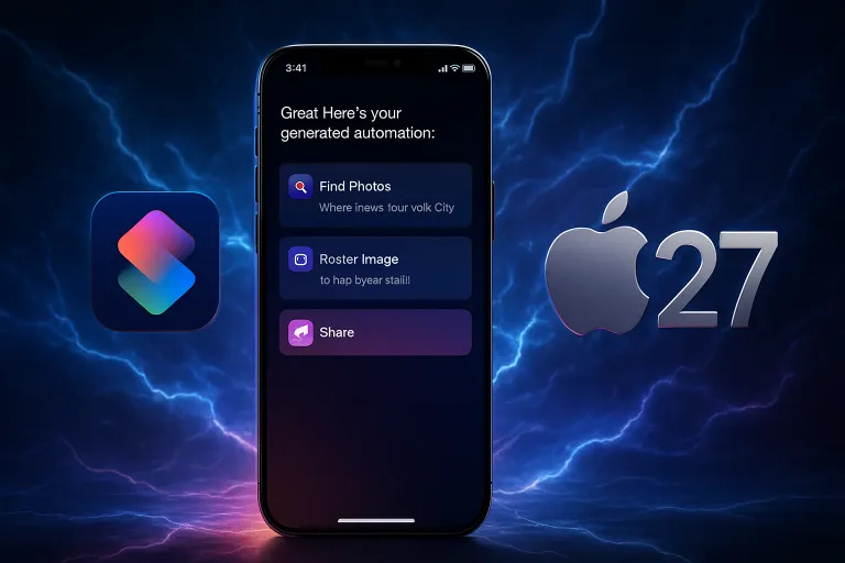 Apple convierte Atajos en una herramienta mucho más potente gracias al lenguaje natural en iOS 27