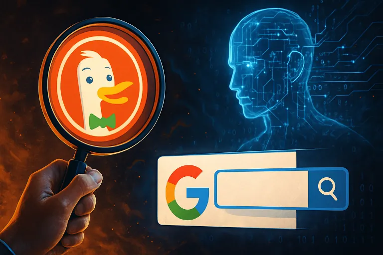 DuckDuckGo lanza una opción para buscar sin inteligencia artificial y desafía la tendencia de Google