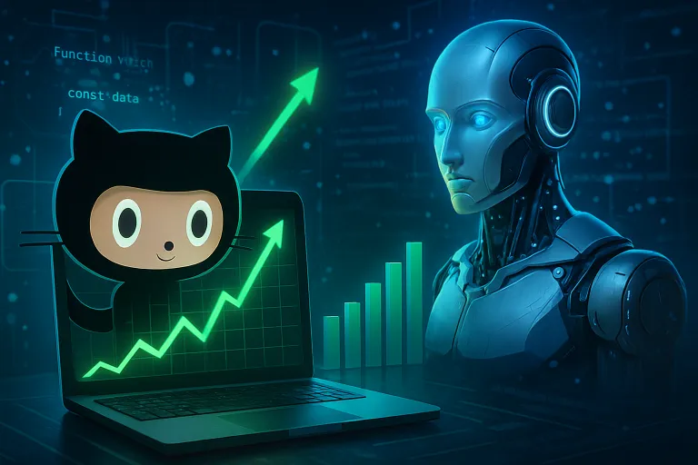 GitHub registra su mejor mes histórico gracias al auge de Copilot y la programación con IA