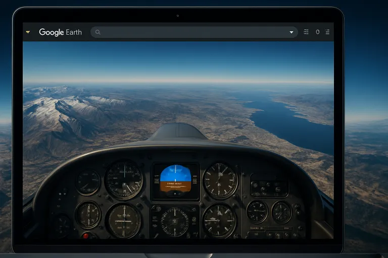 Google Earth estrena su simulador de vuelo directamente en el navegador