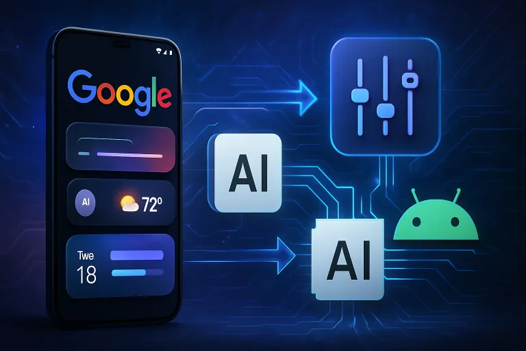 Google empuja el vibe coding en Android con widgets creados mediante IA y automatización entre apps