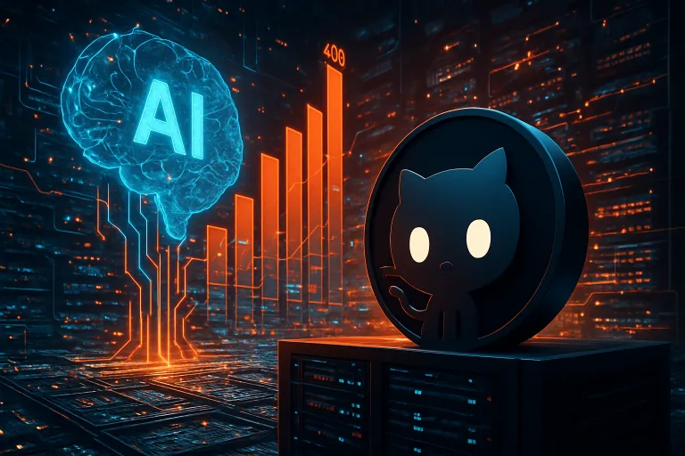 La programación con IA dispara la demanda de infraestructura y pone al límite a GitHub