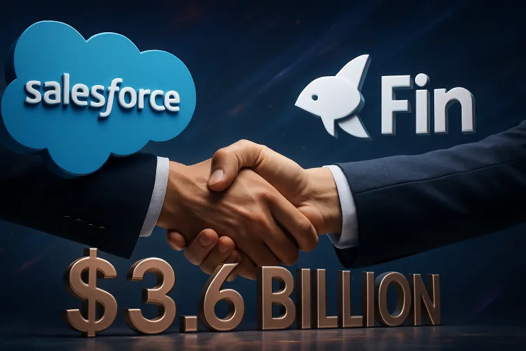 Salesforce refuerza Agentforce con la compra de Fin por 3.600 millones de dólares