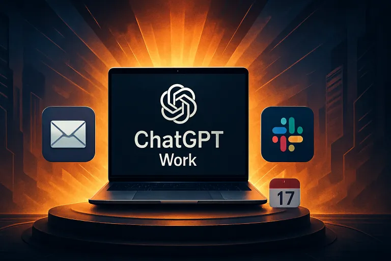 ChatGPT Work aterriza como el nuevo centro de operaciones para correo, Slack y calendarios