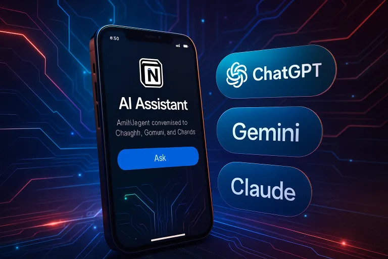 Notion lanza una app para agentes de IA conectada con ChatGPT, Gemini y Claude