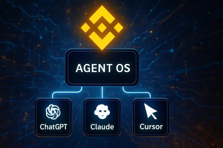 Binance abre Agent OS y permite conectar agentes de ChatGPT, Claude y Cursor a sus servicios