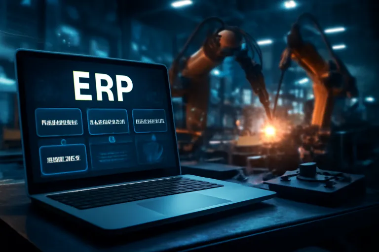 erp software empresarial producción