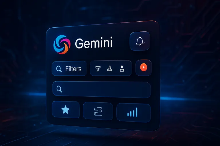 Gemini prepara una gran renovación de su interfaz con filtros, notificaciones y nuevas herramientas inteligentes