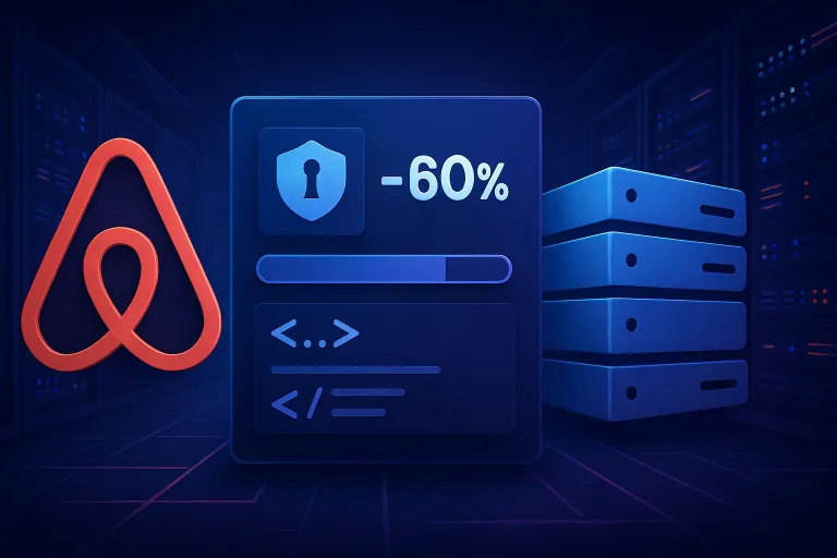 Airbnb reduce un 60% su código de autenticación gracias a una nueva arquitectura controlada desde el servidor