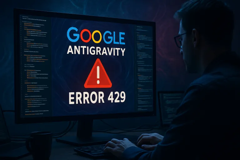 Google Antigravity acumula errores 429 y quejas de desarrolladores tras problemas recientes en la plataforma