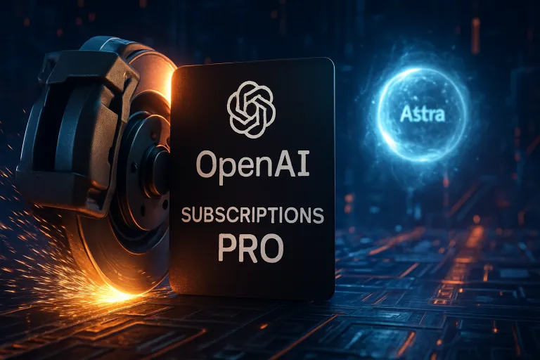 OpenAI frena nuevas suscripciones Pro ante la avalancha de demanda provocada por Astra