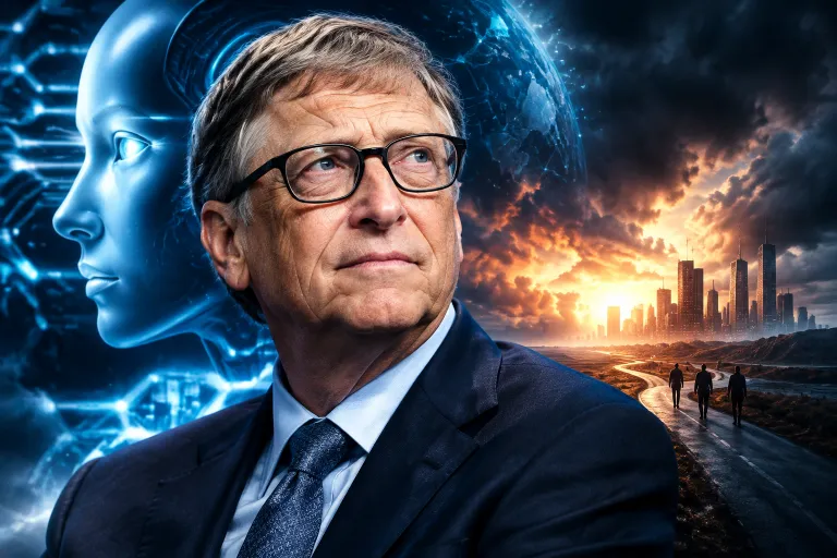 Bill Gates advierte de veinte años de turbulencias por la inteligencia artificial