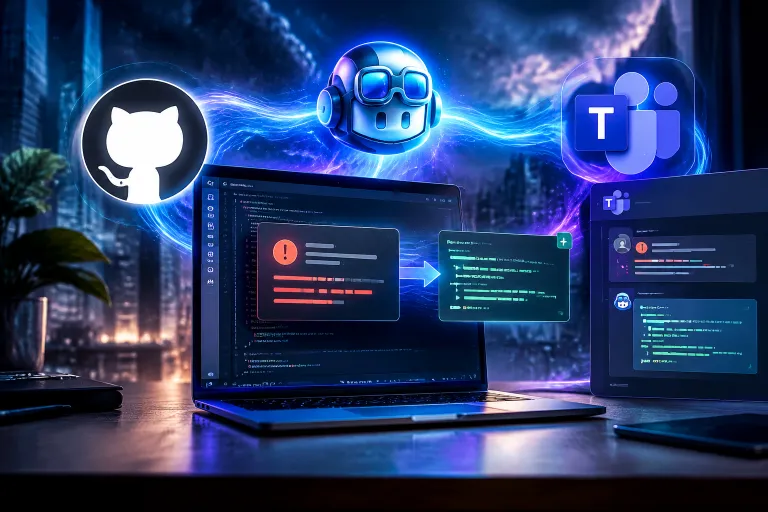 GitHub integra Copilot en Teams para convertir avisos de errores en propuestas de código
