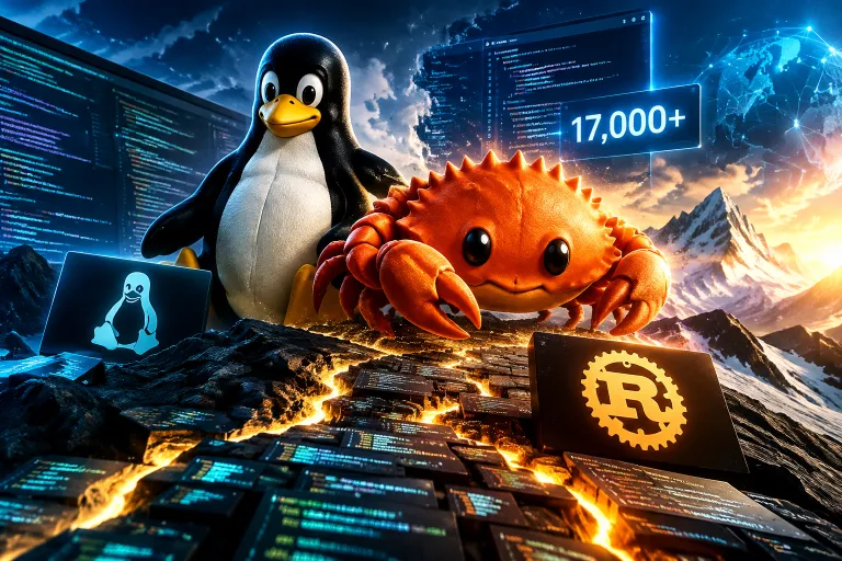 Rust gana terreno en Linux 7.4 con una propuesta de más de 17.000 líneas de código