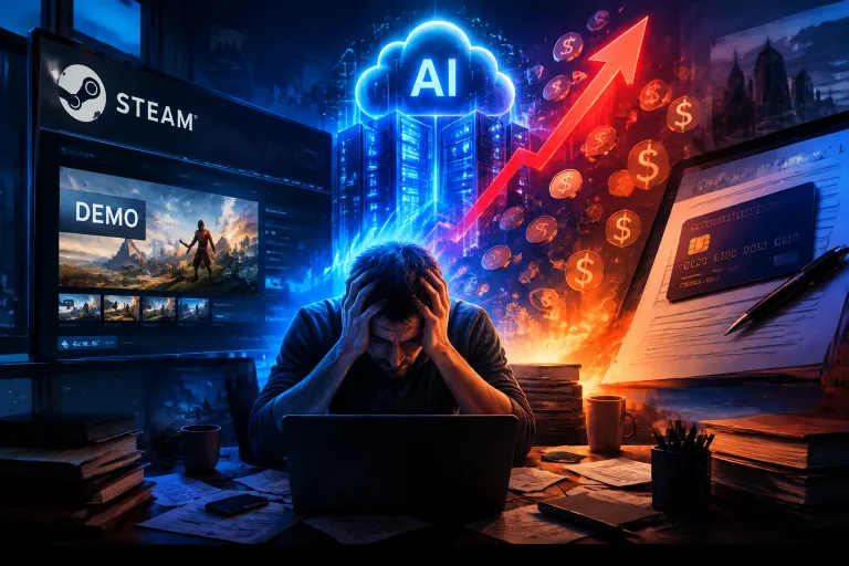 Una demo gratuita de Steam dispara su factura de IA y obliga al estudio a pedir un crédito