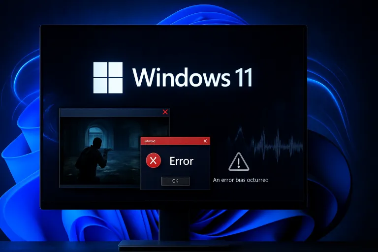Windows 11 26H2 acumula problemas: cierres de juegos, pantallas negras y fallos de audio