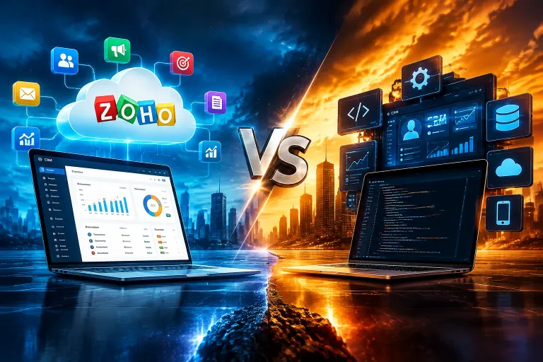 zoho crm vs crm a medida